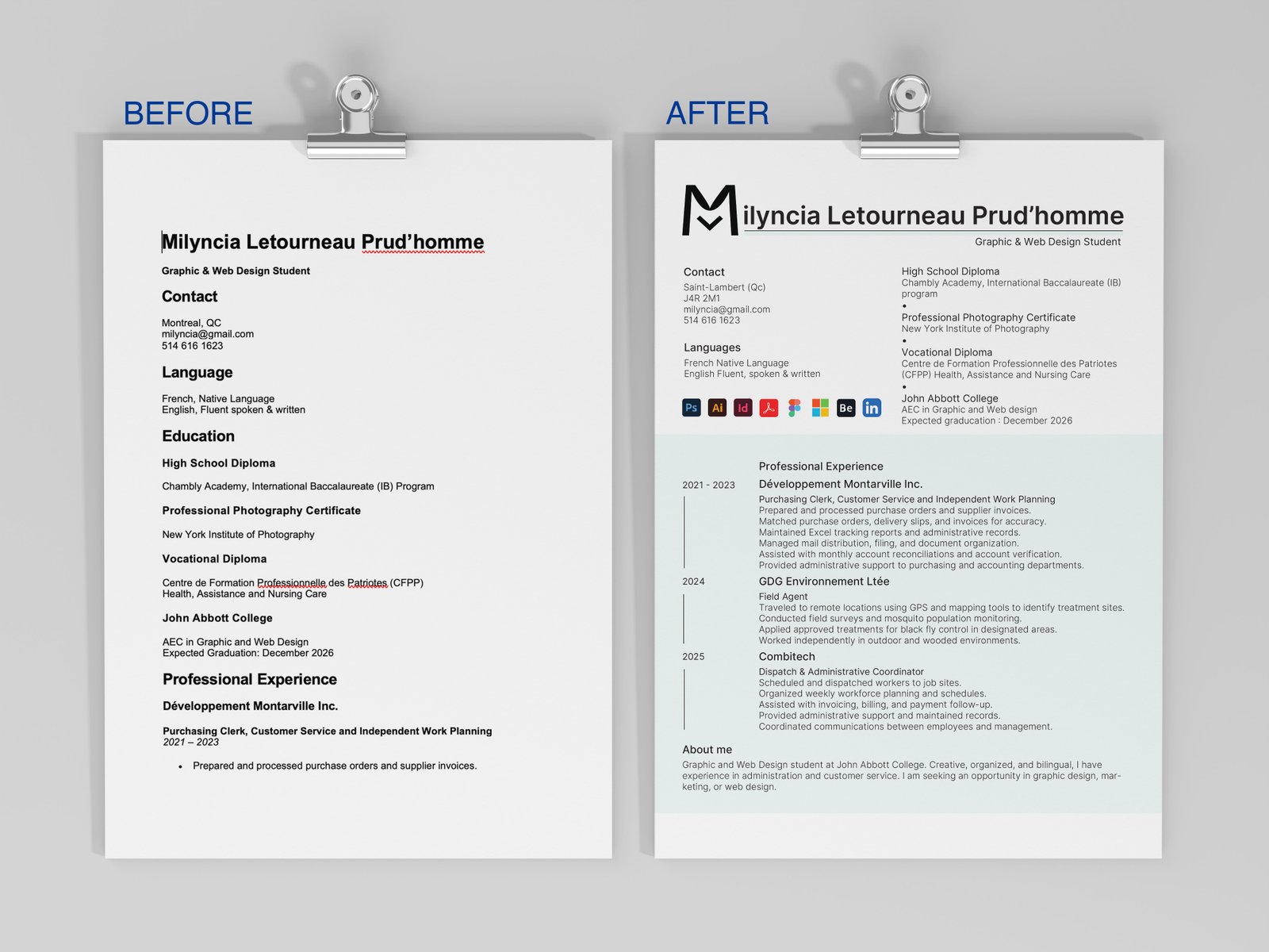 Career Starter resume